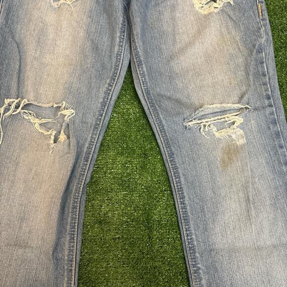 Women’s Retro Denim Hot Kiss Distressed Jeans - Picture 4 of 8